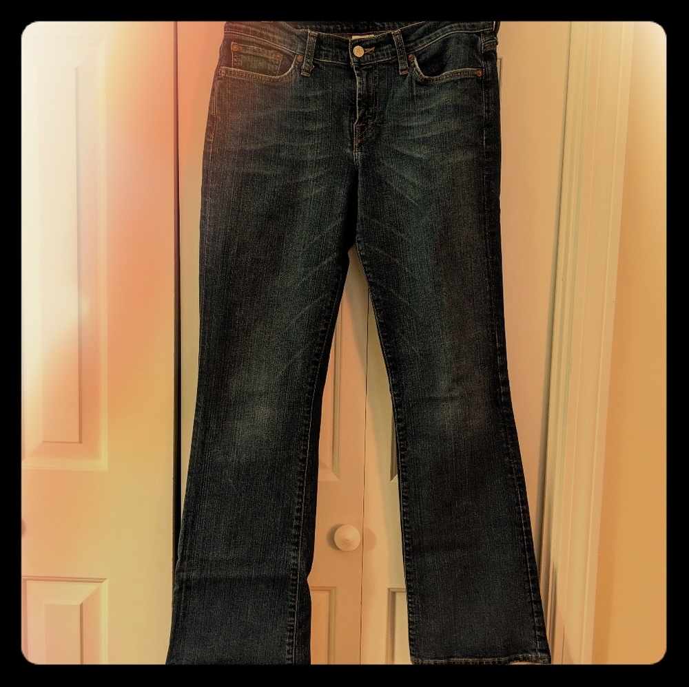 Lucky Brand dark blue jeans boot cut flares 8/29